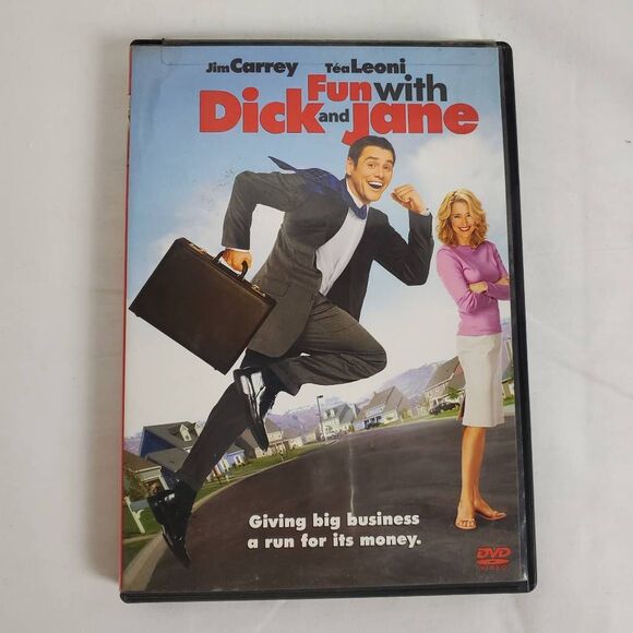 Fun with Dick and Jane DVD Jim Carrey Téa Leoni Comedy Crime Classic - Picture 1 of 3